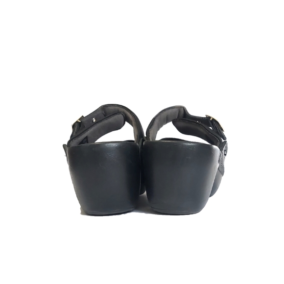 DR. SCHOLL'S Women's Black Dance On Strap Slip On Clogs Size 11M - Picture 9 of 10